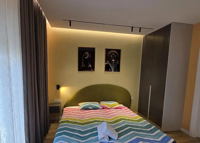 Sunny - Sea View 公寓 Durrës